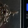 Vintage Sterling Silver Celtic Connemara Marble and Marcasite Dagger Pin Brooch 14,56g Image 10