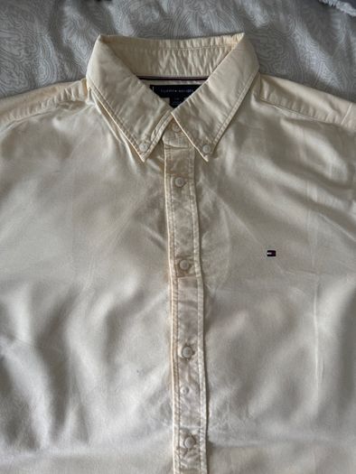Tommy Hilfiger Cream yellow Oxford Shirt  L
