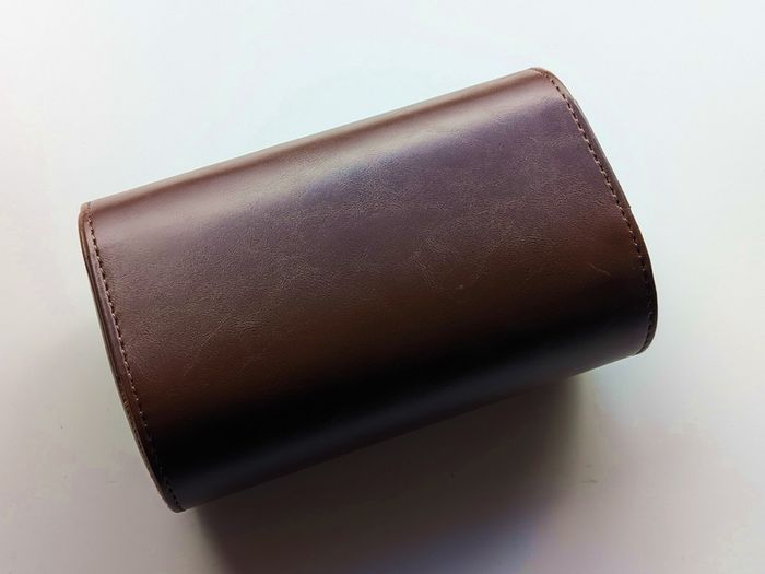 2 Slot Leather Watch Storage Case