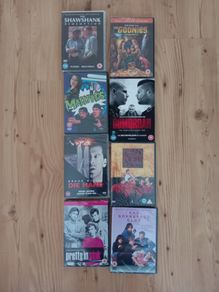 8 X Dvd Movies In Original Packing Unopened