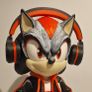 Shadow the Hedgehog Urban Vibes - 3D Fan Art Print (46cm) Image 4