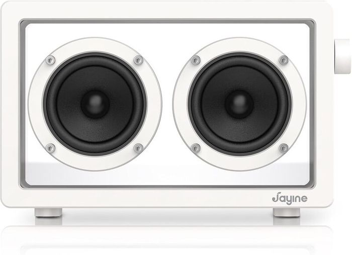Transparent Cassette Portable Bluetooth Speaker, Minimalist Speakers Bluetooth Wireless Loud, HD Powerful Sound and Wide Compatibility for Indoor  and Outdoor