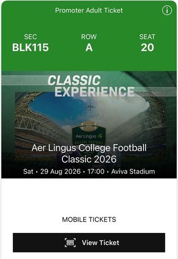 American Football Saturday 29th August