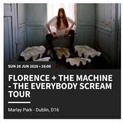 Florence & The Machine Marlay Park 1x ticket