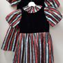 vintage velvet/taffeta dress 7/8 yrs Image 2
