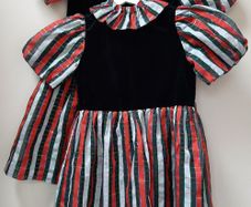 vintage velvet/taffeta dress 7/8 yrs