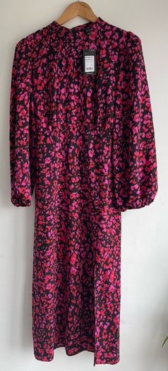 New Look floral mix midi dress size UK 14