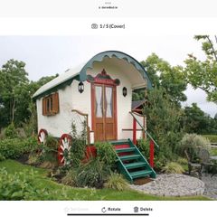 Gypsy Caravan Glamping Pod Office  12ft x 7ft