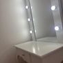 Dressing table with Hollywood mirror & stool Image 2