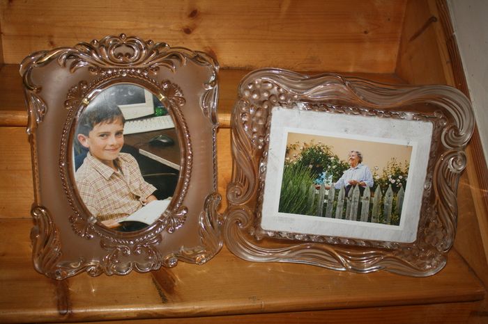 Vintage Mikasa crystal clear , frosted glass frames or trays
