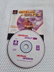 Actua Golf 3 PlayStation1 Ps1 PlayStation2 Ps2 Games Original