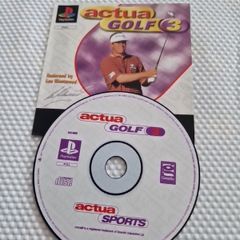 Actua Golf 3 PlayStation1 Ps1 PlayStation2 Ps2 Games Original