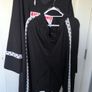 Shine Black Matching Set 4XL Fits like UK 24,26 oversized Long Tunic  Trousers Image 8