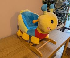 Wooden rocking Caterpillar