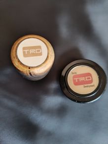 Genuine Toyota TRD Horn Button & Shift Knob Set.