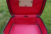 Vintage 1900S Black Textured faux-leather Revelation Train Vanity Case