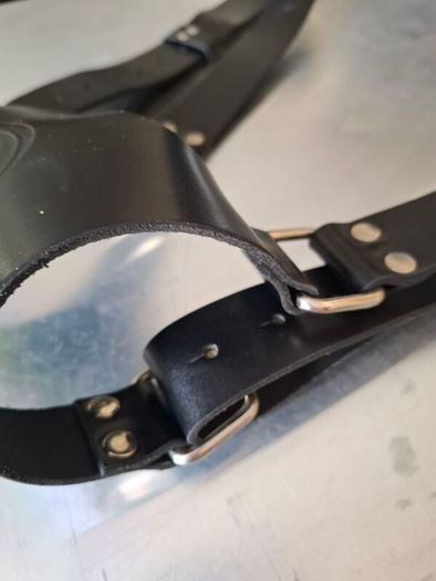 dual leather camera holster