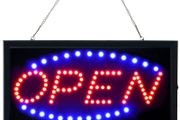 NEW SALE | LED Open Sign, 19x10 inch (48x25cm) 2 Modes Flashing &amp; Steady Light, Open Sign for Business Advertisement Board Electric Display Board for Business, Walls, Window, Shop, Bar, Hotel