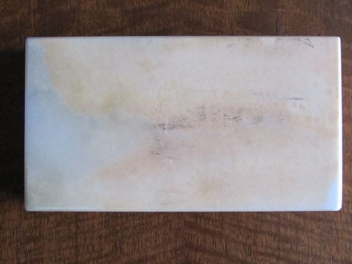 Unique Turkish Cream Onyx Plinth / Base