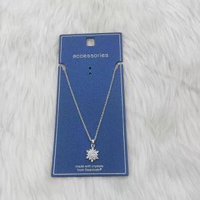 Swarovski crystal snowflake necklace