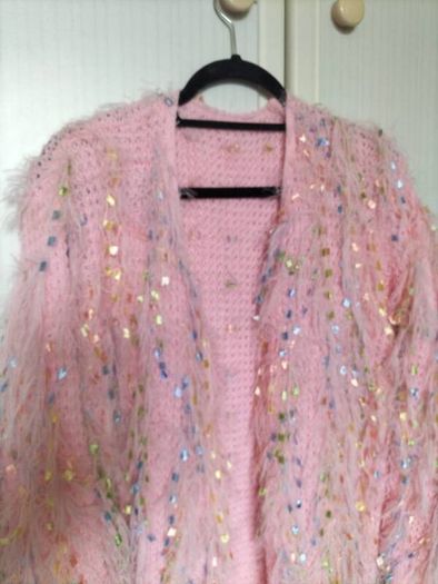 Stunning Bobbly Pink Cardigan