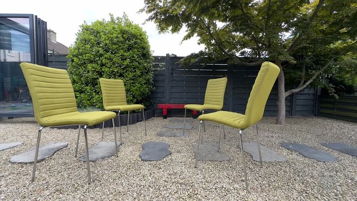 4 Italian-designed dining chairs