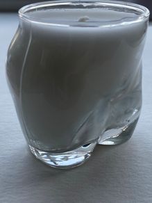 Anissa Kermiche bum candle clear glass 100 g