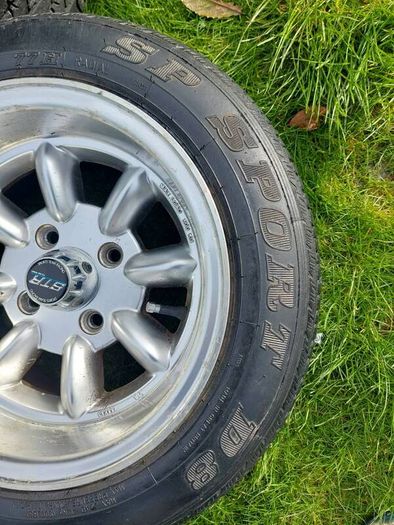 4x108 minilites type alloys deep dish 13"