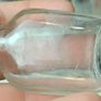 499 - Set of 6 Vintage Clear Glass Screw Cork Top Collectible Decorative Bottles and Jars Image 5