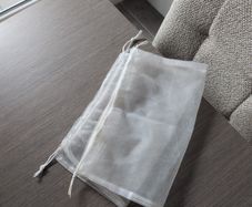 Two storage mesh bags