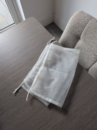 Two storage mesh bags
