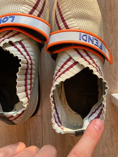 Fendi Sock Sneakers - Grey Multi - EU 37, UK 4