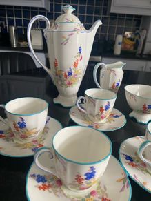 Royal Doulton  coffee set 1938 Art Deco