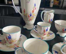 Royal Doulton  small coffee set 1938 Art Deco