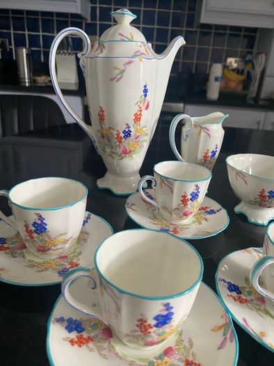 Royal Doulton  coffee set 1938 Art Deco