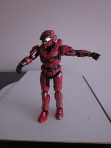 Halo 7" The Sparta Red Spartan MK V11 Action Figure