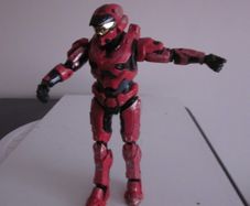Halo 7" The Sparta Red Spartan MK V11 Action Figure