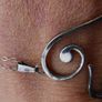 925 Sterling Silver Open Heart, Heart Pendant and Necklace length 10" - 4,0g Image 9