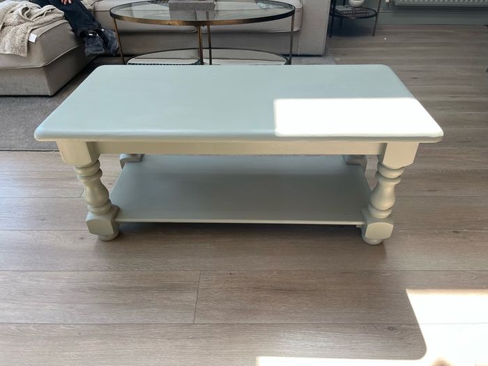 solid wood coffee table