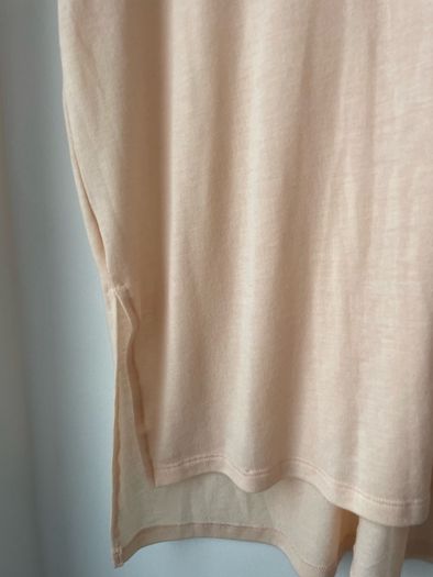 Vila cream tan top size small - New