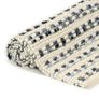 Rug Denim Wool 160x230 cm Blue/White Image 2
