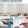 Decorative 3D Wall Panels in Diamond Design,30x30cm Matt White 33 Pack (FREE POSTAGE) Image 3