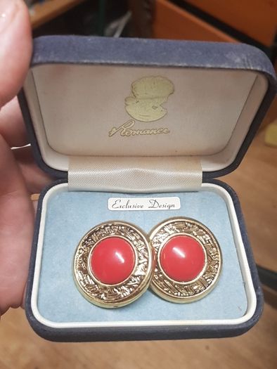 Vintage Lucite Earrings