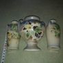 Antique Set Of 3 Small Vases Made In England. Image 2