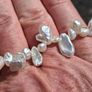 Sterling Silver Freshwater Baroque necklace Image 8