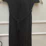 Next Plisse wide leg jumpsuit Black BNWT Image 2