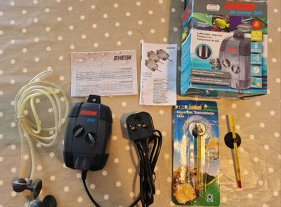 Aquarium Pump and tank decorations