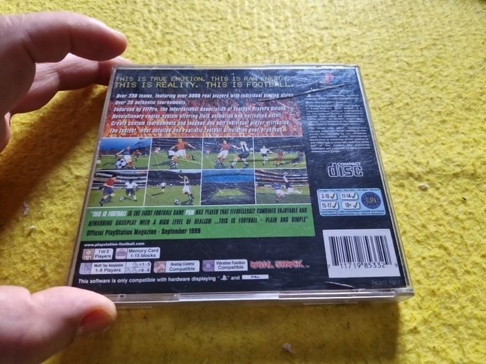 This is football PlayStation1 Ps1 PlayStation2 Ps2 Games Original
