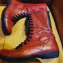 Vagabond Lace Up Leather Boots Rare Like New (Size 39) Image 8