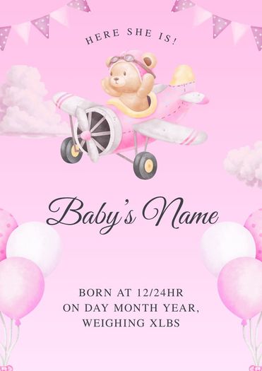 Baby Girl Name Posters (personalised)